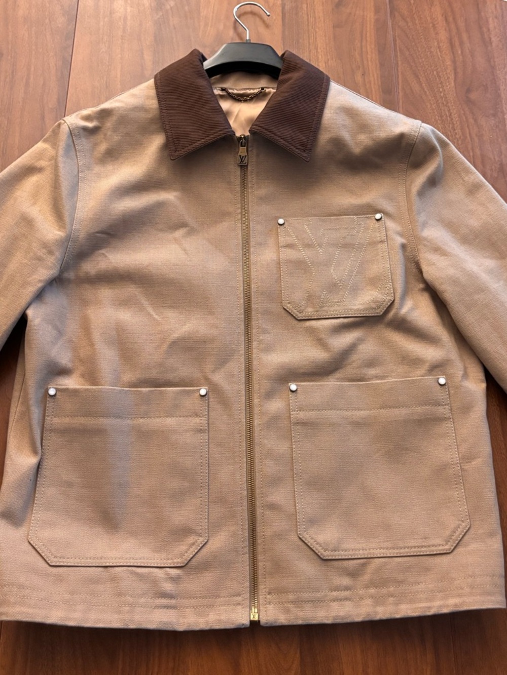 Louis Vuitton Workwear Cotton Canvas Blouson nwot Sz l